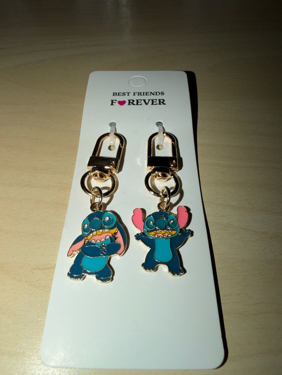 Accessories - Stitch Enamel Charm Keychain Pair
